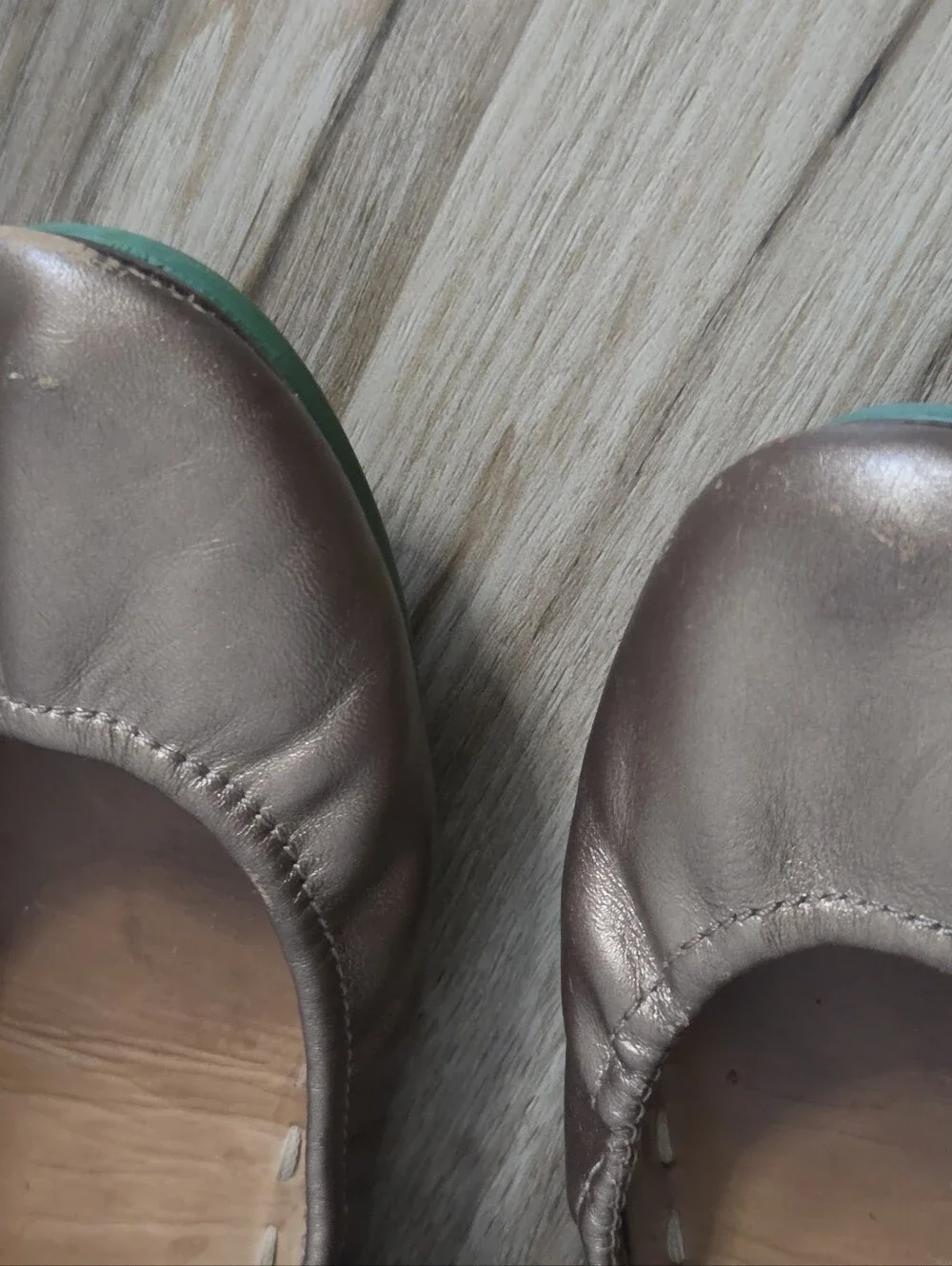 Tieks Metallic Bronze Ballet Flats